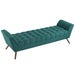 Benches Response Upholstered Fabric Bench -Free Shipping at Bohemian Home Decor