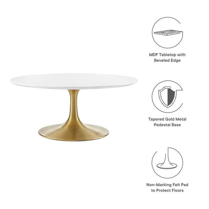 Lippa 36" Round Wood Coffee Table | Bohemian Home Decor