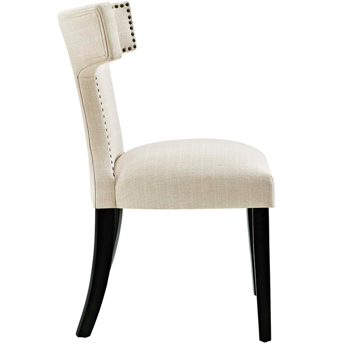 Dining Chair Curve Fabric Dining Chair -Free Shipping at Bohemian Home Decor
