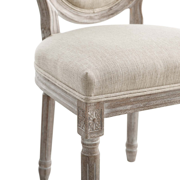 Dining Chair Emanate Vintage French Upholstered Fabric Dining Side Chair II -Free Shipping at Bohemian Home Decor