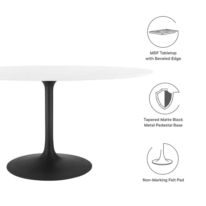 Lippa 60" Oval Dining Table | Bohemian Home Decor