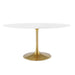 Lippa 60" Oval Wood Dining Table | Bohemian Home Decor