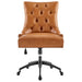 Regent Tufted Vegan Leather Office Chair | Bohemian Home Decor