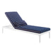 Perspective Cushion Outdoor Patio Chaise Lounge Chair | Bohemian Home Decor