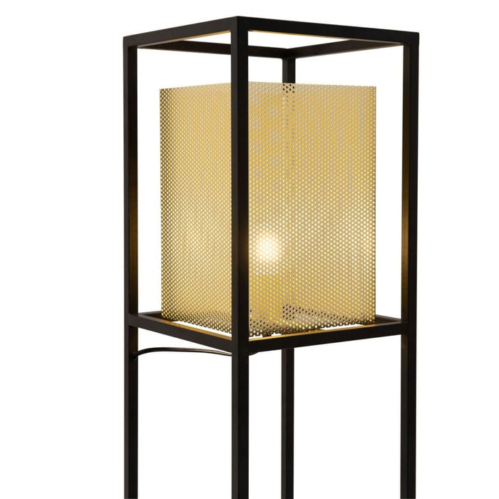 Yves Floor Lamp Gold & Black