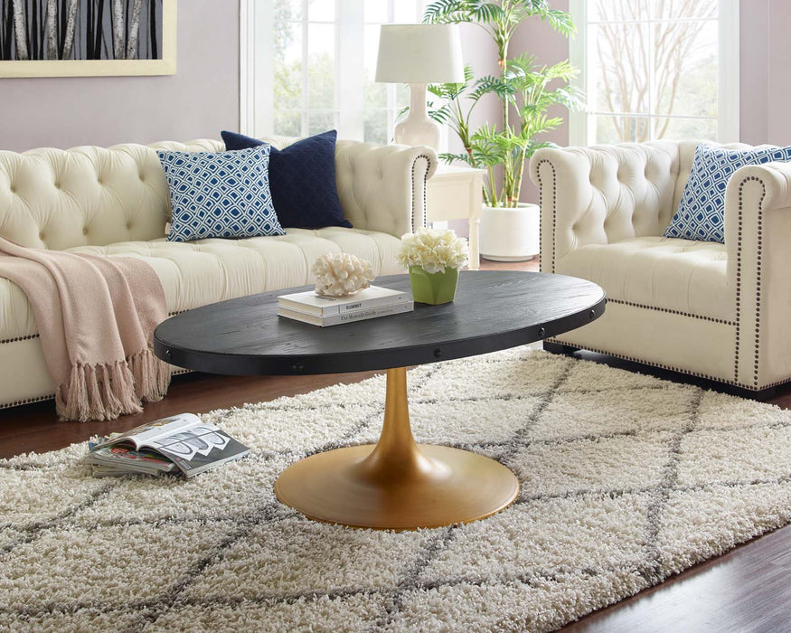 Drive Wood Top Coffee Table | Bohemian Home Decor