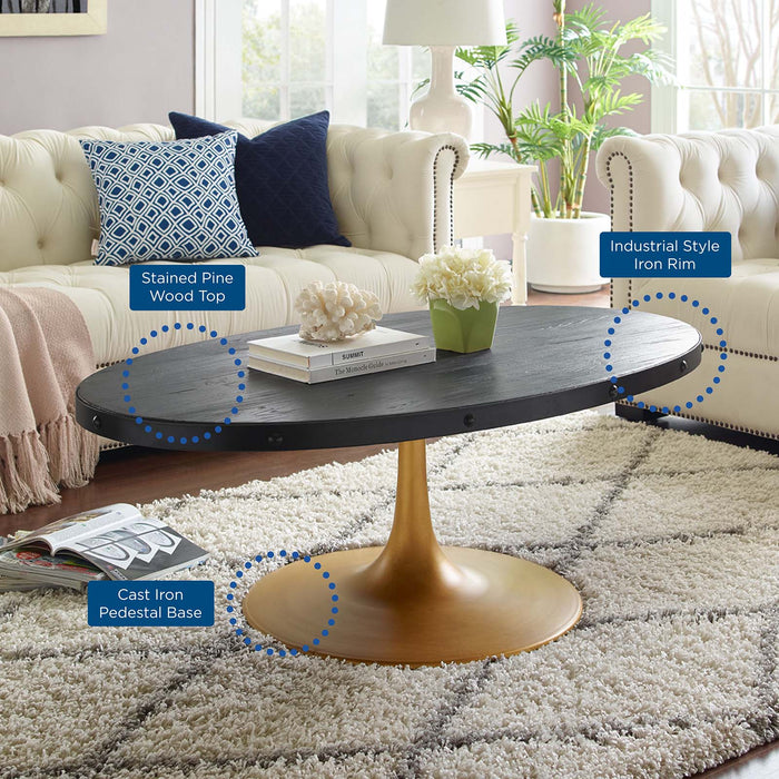 Drive Wood Top Coffee Table | Bohemian Home Decor