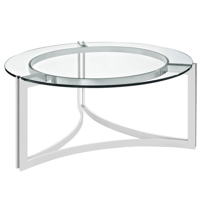 Signet Stainless Steel Coffee Table | Bohemian Home Decor
