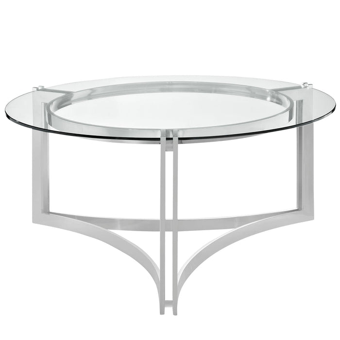 Signet Stainless Steel Coffee Table | Bohemian Home Decor