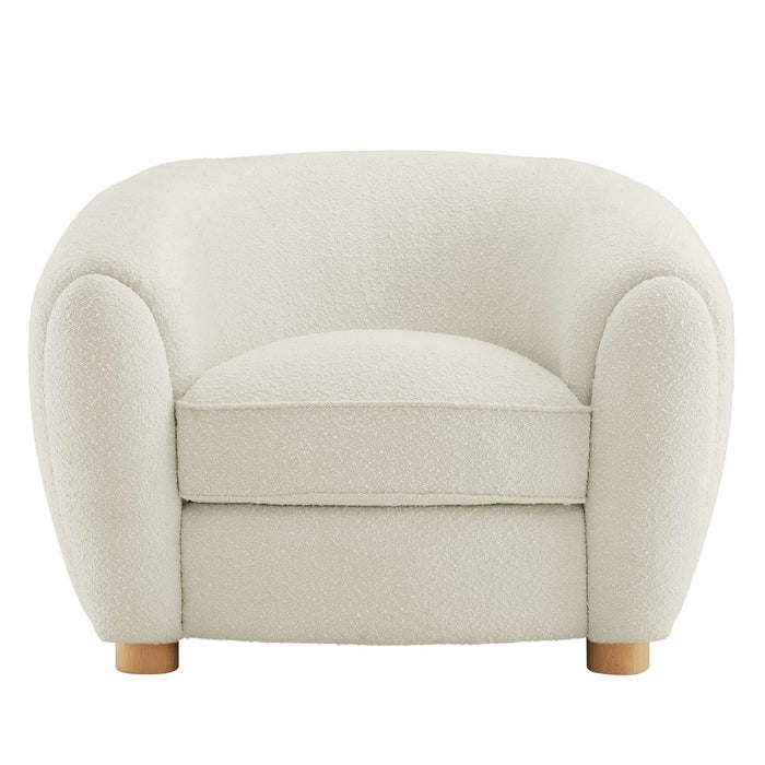 fabric upholstered swivel armchair - 13