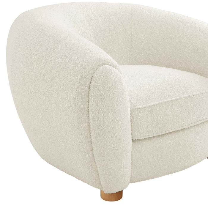 fabric upholstered swivel armchair - 14