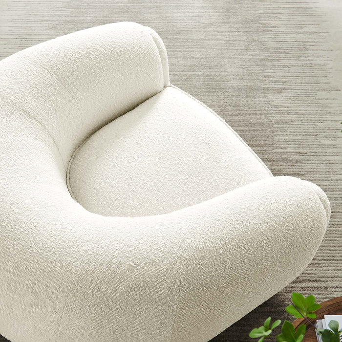 fabric upholstered swivel armchair - 15