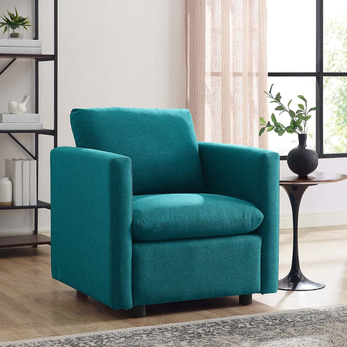 Activate Upholstered Fabric Armchair | Bohemian Home Decor