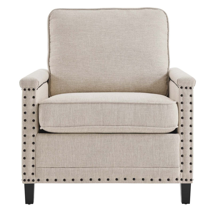 Ashton Upholstered Fabric Armchair | Bohemian Home Decor