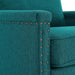 Ashton Upholstered Fabric Armchair | Bohemian Home Decor