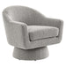 Astral Boucle Fabric Boucle Fabric Swivel Chair | Bohemian Home Decor