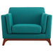 Chance Upholstered Fabric Armchair | Bohemian Home Decor