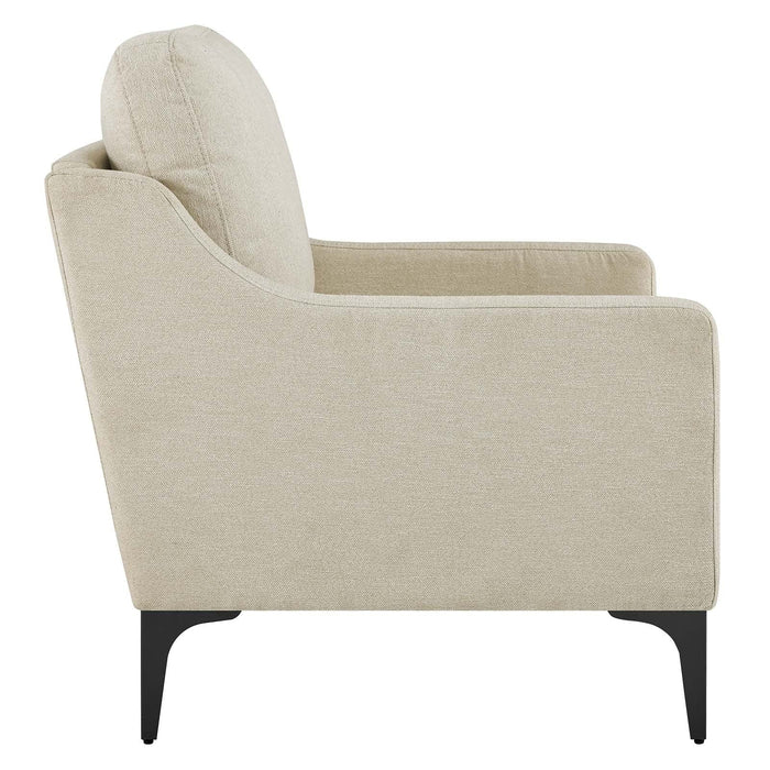 Corland Upholstered Fabric Armchair | Bohemian Home Decor