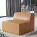 Armchair Mingle Vegan Leather Armless Chair -Free Shipping at Bohemian Home Decor