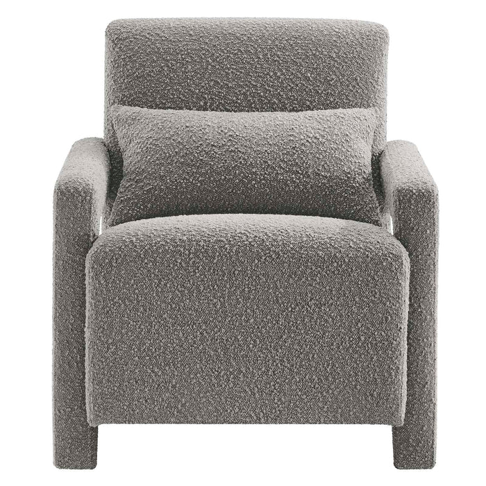 Mirage Boucle Upholstered Armchair | Bohemian Home Decor