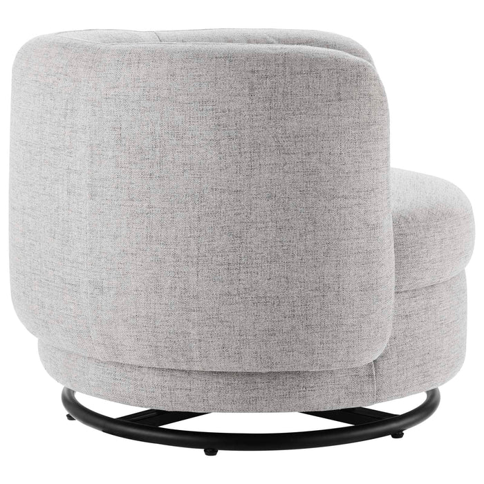 Relish Upholstered Fabric Swivel Chair | Bohemian Home Decor