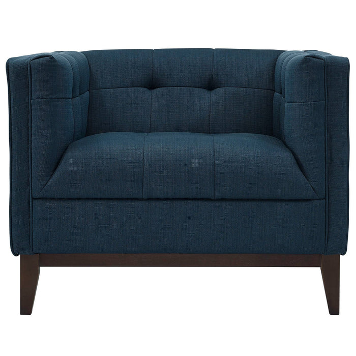 Serve Upholstered Fabric Armchair | Bohemian Home Decor