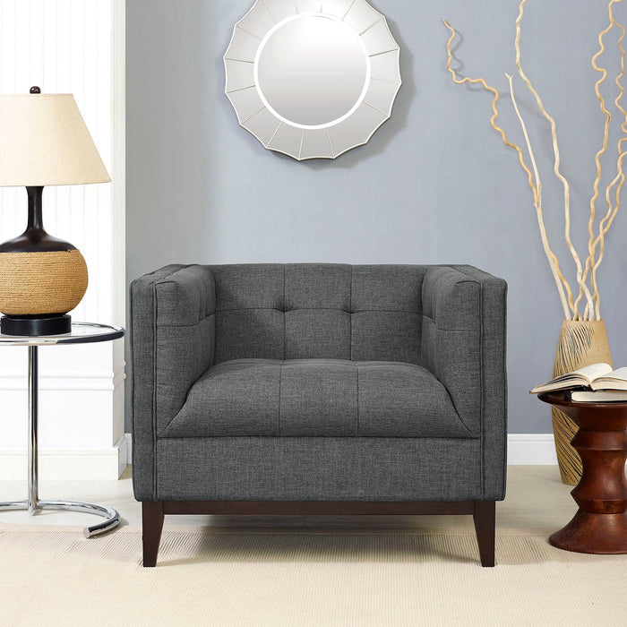 Serve Upholstered Fabric Armchair | Bohemian Home Decor