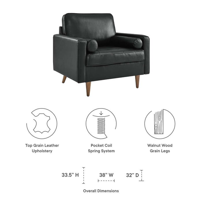 Valour Leather Armchair | Bohemian Home Decor