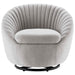 Whirr Tufted Fabric Swivel Chair | Bohemian Home Decor