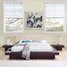Freja 3 Piece Queen Fabric Bedroom Set (Cappuccino) | Bohemian Home Decor