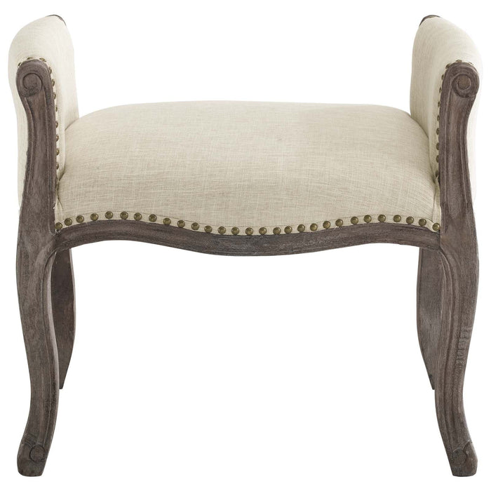Avail Vintage French Upholstered Fabric Bench | Bohemian Home Decor