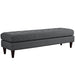 Benches Empress Large Bench Gray -Free Shipping at Bohemian Home Decor