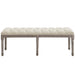 Benches Province French Vintage Upholstered Fabric Bench -Free Shipping at Bohemian Home Decor
