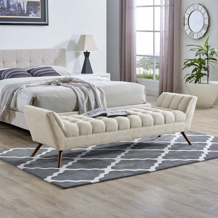 Response Upholstered Fabric Bench | Bohemian Home Decor