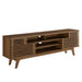 Cabinet Render 71" Media Console TV Stand Walnut -Free Shipping at Bohemian Home Decor