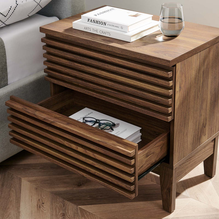 Render Two-Drawer Nightstand | Bohemian Home Decor