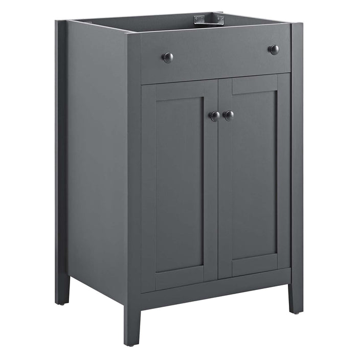 Cabinets, Storage Nantucket 24" Bathroom Vanity Cabinet (Sink Basin Not Included) Gray -Free Shipping at Bohemian Home Decor