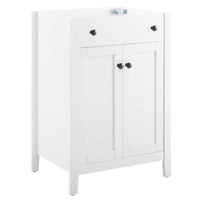 Cabinets, Storage Nantucket 24" Bathroom Vanity Cabinet (Sink Basin Not Included) White -Free Shipping at Bohemian Home Decor