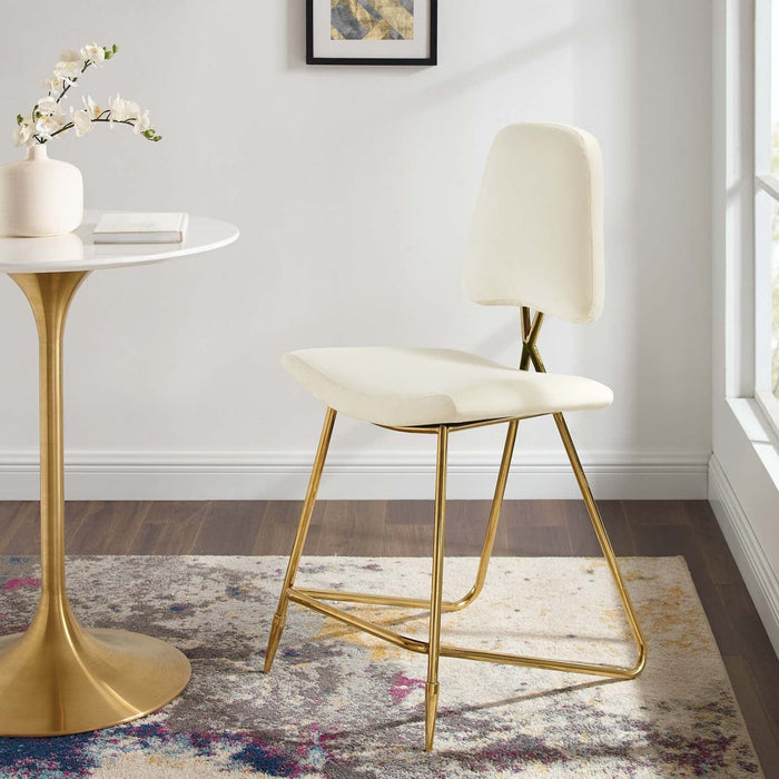 Ponder Performance Velvet Counter Stool | Bohemian Home Decor