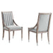 Maison French Vintage Tufted Fabric Dining Armchairs Set of 2 | Bohemian Home Decor