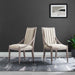 Maisonette French Vintage Tufted Fabric Dining Side Chairs Set of 2 | Bohemian Home Decor