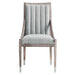 Maisonette French Vintage Tufted Fabric Dining Side Chairs Set of 2 | Bohemian Home Decor
