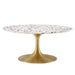 Lippa 36" Round Terrazzo Coffee Table II | Bohemian Home Decor