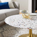 Lippa 36" Round Terrazzo Coffee Table II | Bohemian Home Decor