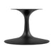 Lippa 48" Oval Artificial Marble Coffee Table | Bohemian Home Decor