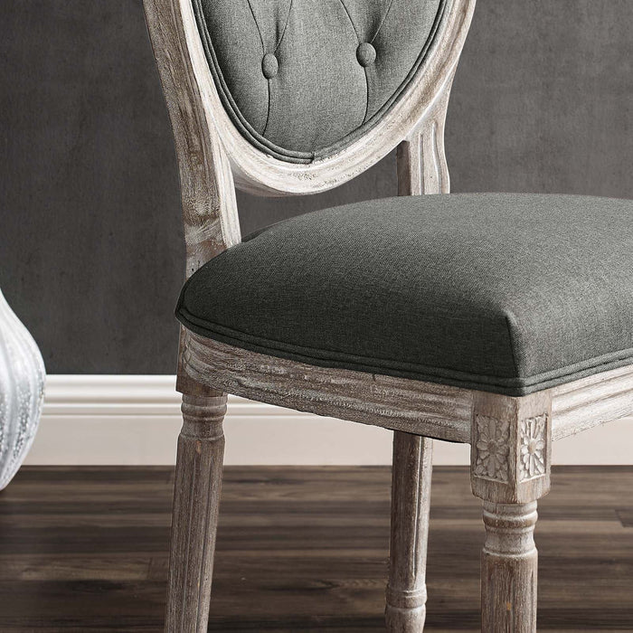 Arise Vintage French Upholstered Fabric Dining Side Chair | Bohemian Home Decor