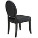 Button Dining Vinyl Side Chair | Bohemian Home Decor