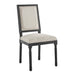 Court French Vintage Upholstered Fabric Dining Side Chair | Bohemian Home Decor