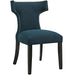 Dining Chair Curve Fabric Dining Chair Azure -Free Shipping at Bohemian Home Decor