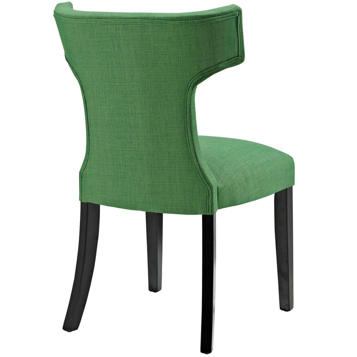 Curve Fabric Dining Chair | Bohemian Home Decor